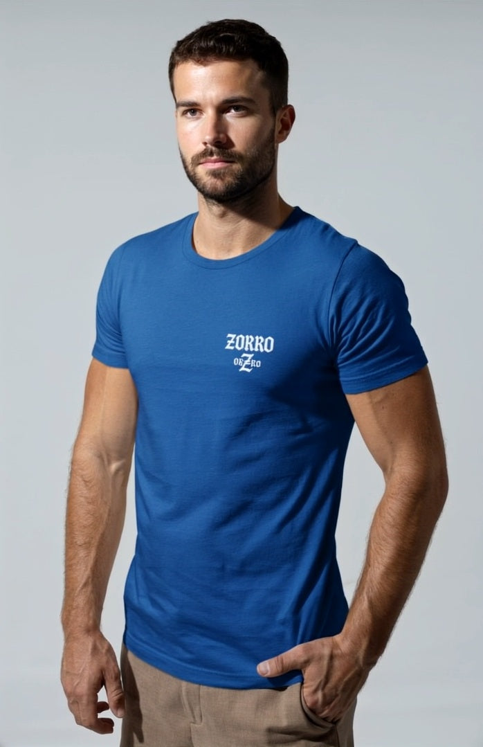 Camiseta logo zorro orZro azul