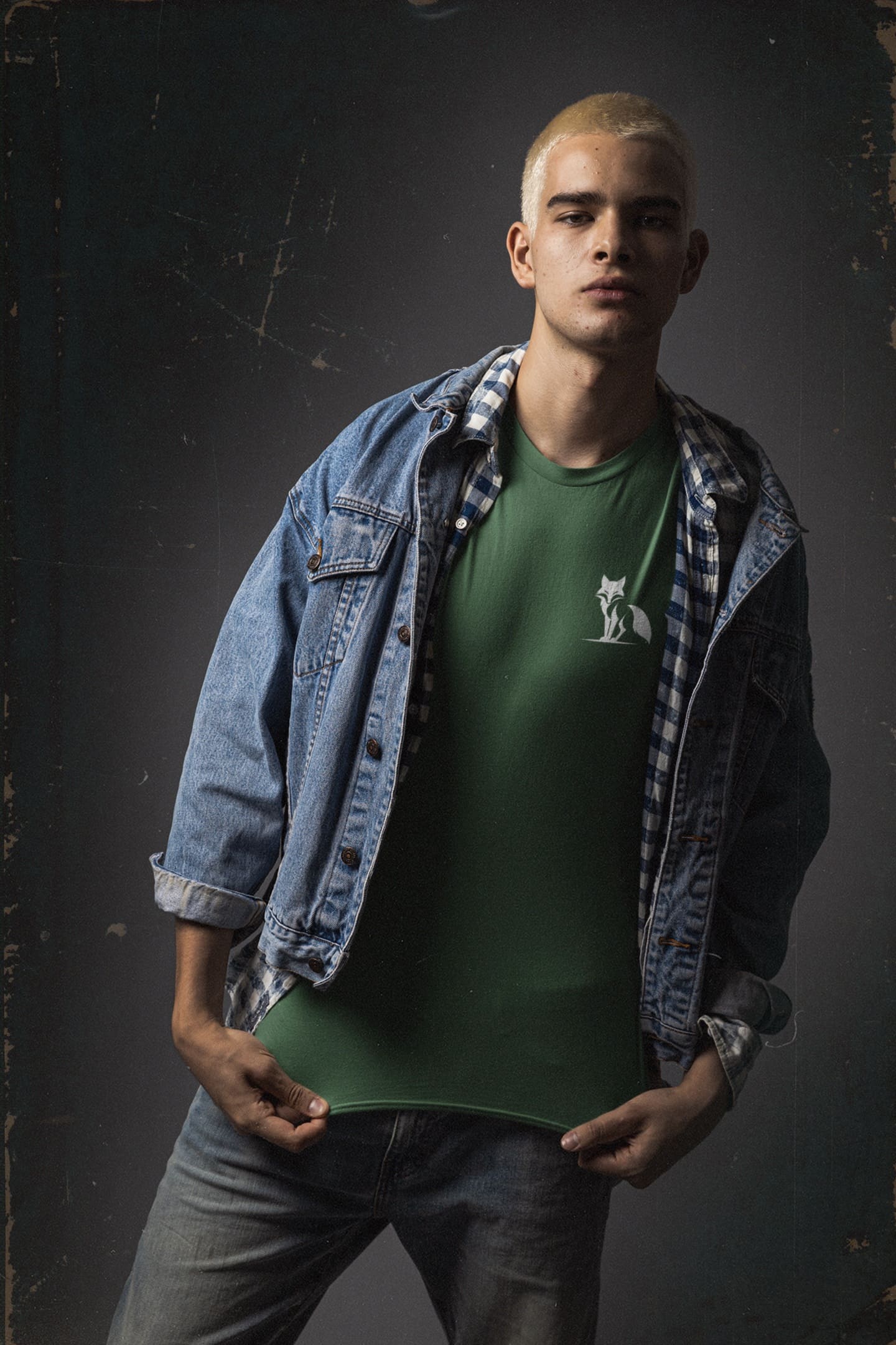 Camiseta zorro orZro verde bosque para ellos