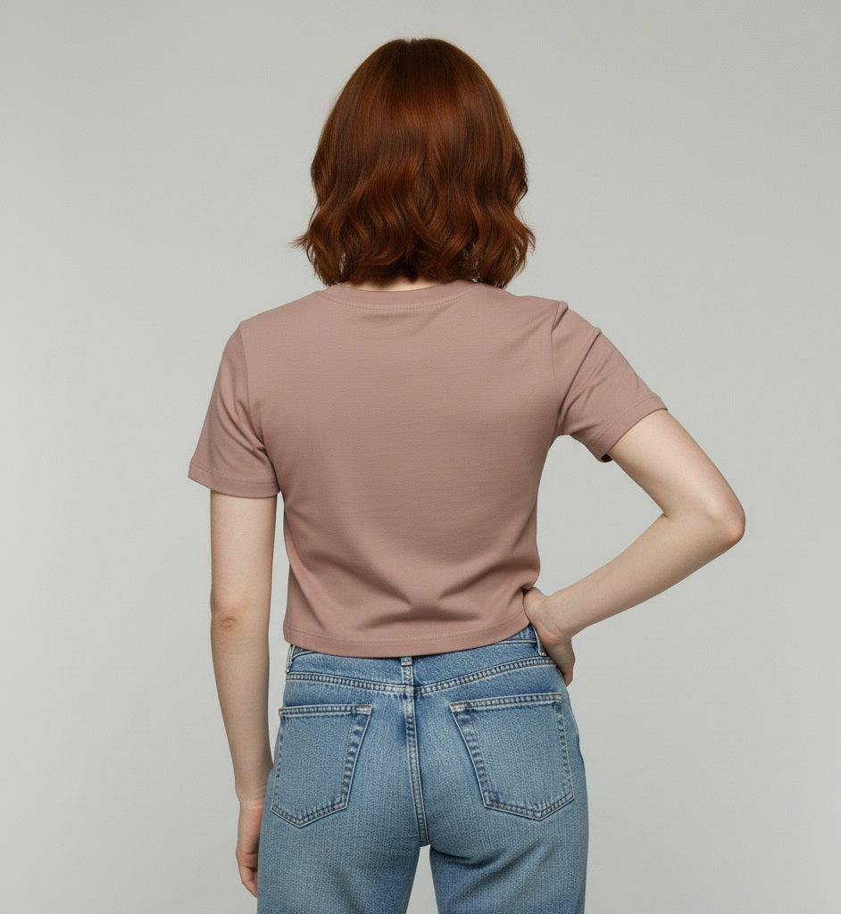 Crop top para mujer, colores oscuros