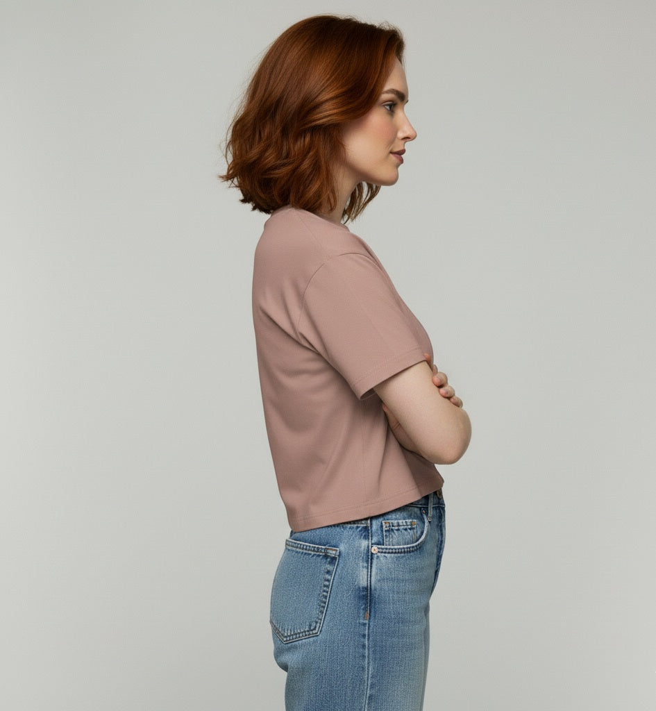 Crop top para mujer, colores oscuros