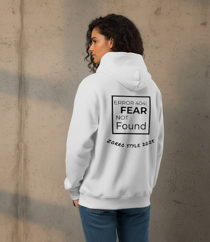 Sudadera con capucha gruesa oversize ERROR 404