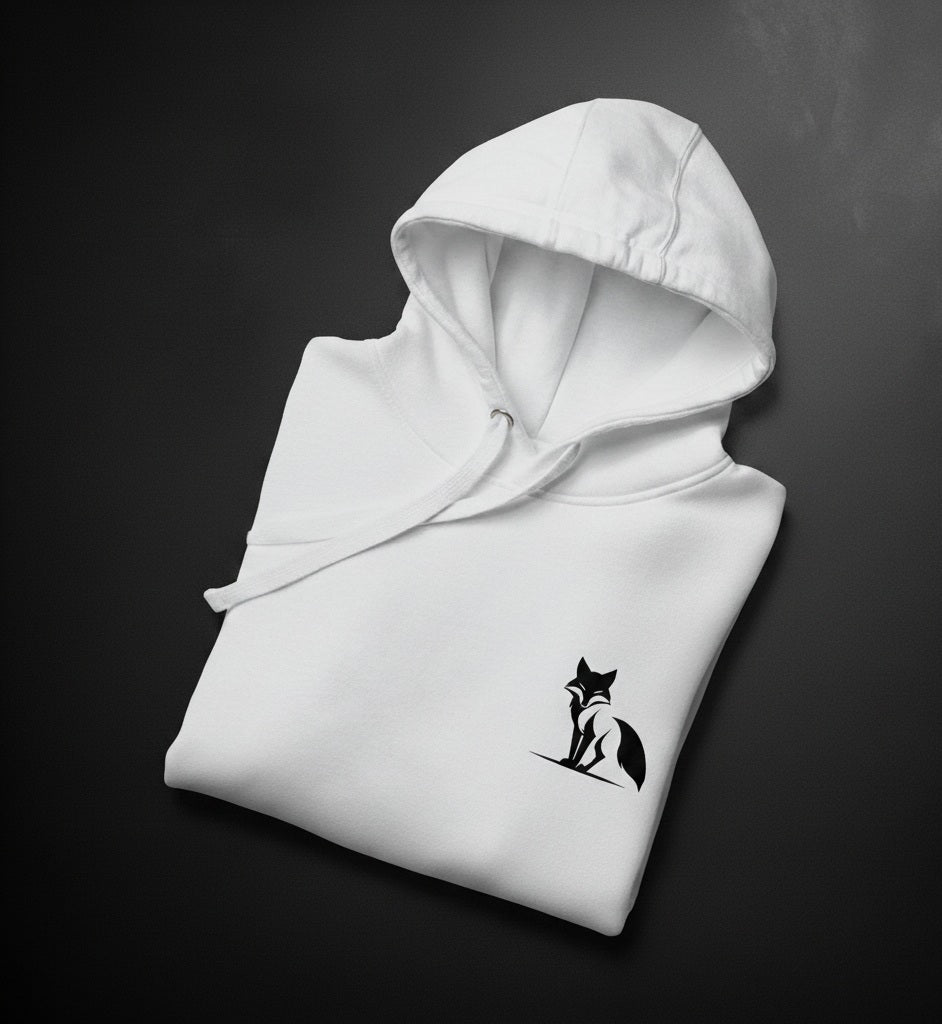 Sudadera premium Zorro con capucha, para ellas, colores claros