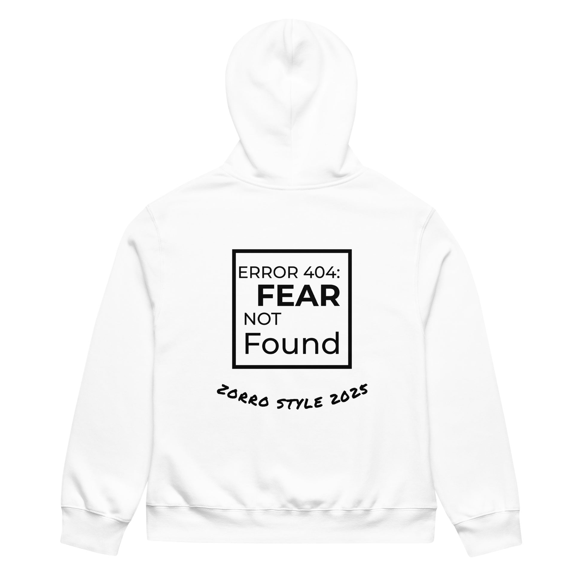 Sudadera con capucha gruesa oversize ERROR 404