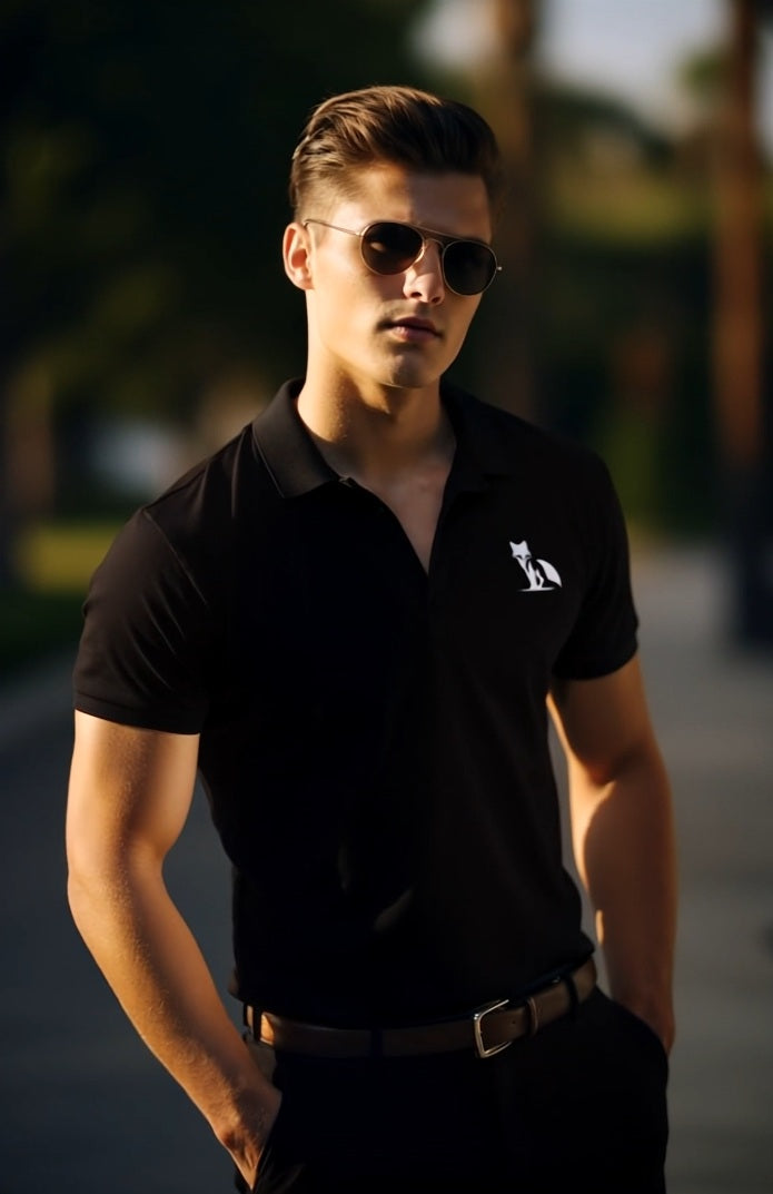 Polo premium Zorro, colores oscuros