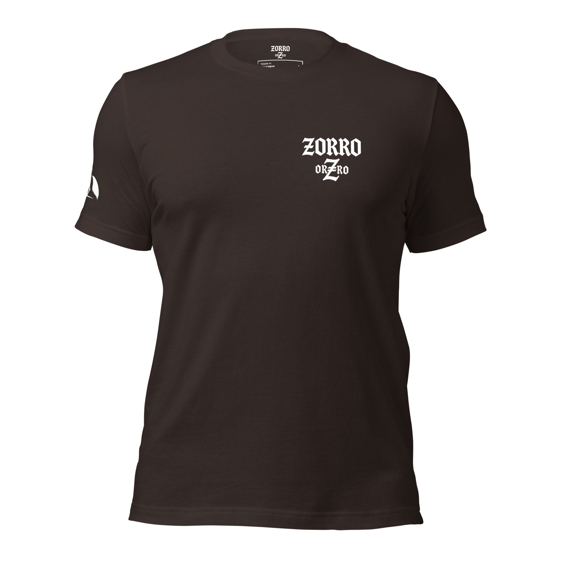 Camiseta de manga corta Zorro, colores oscuros