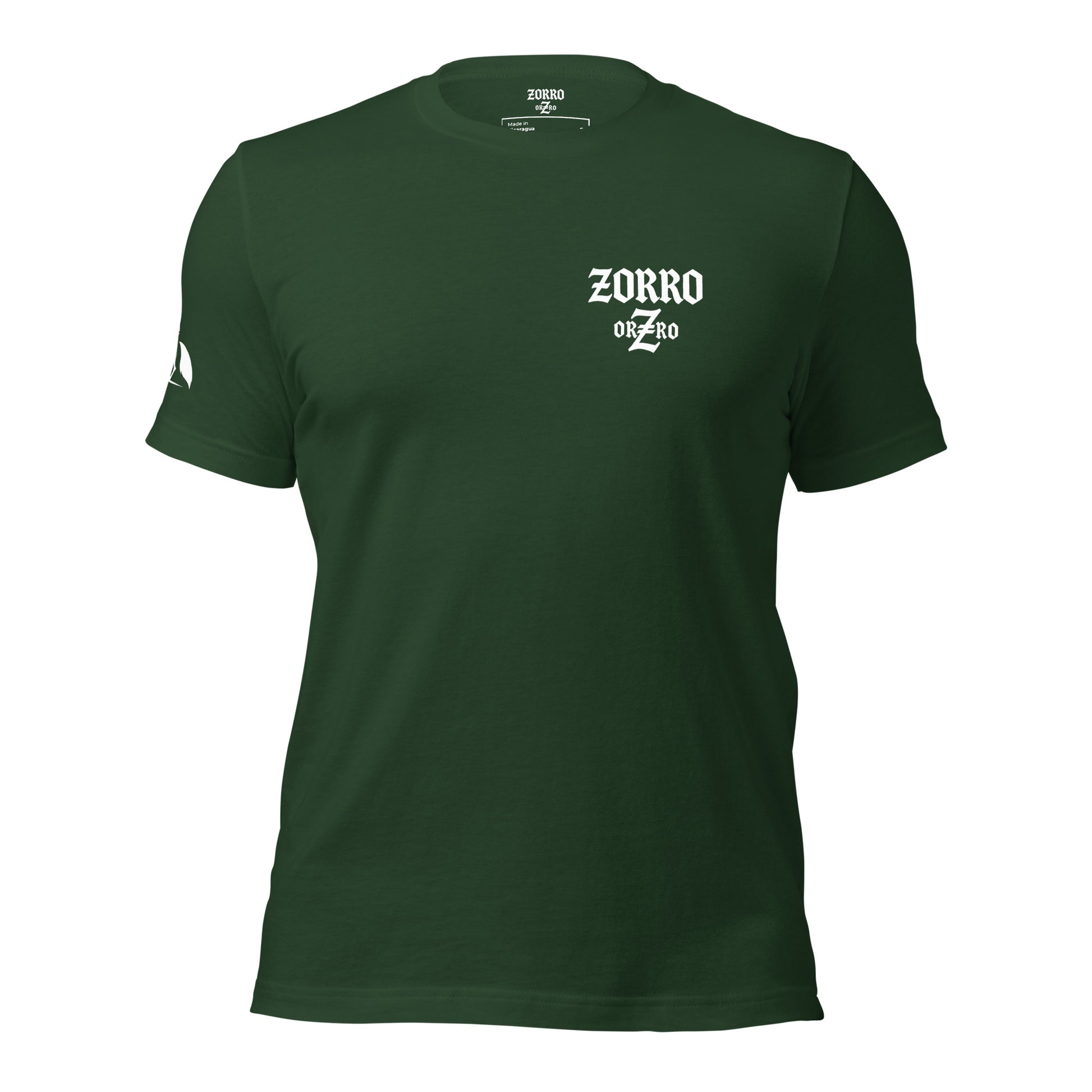Camiseta de manga corta Zorro, colores oscuros