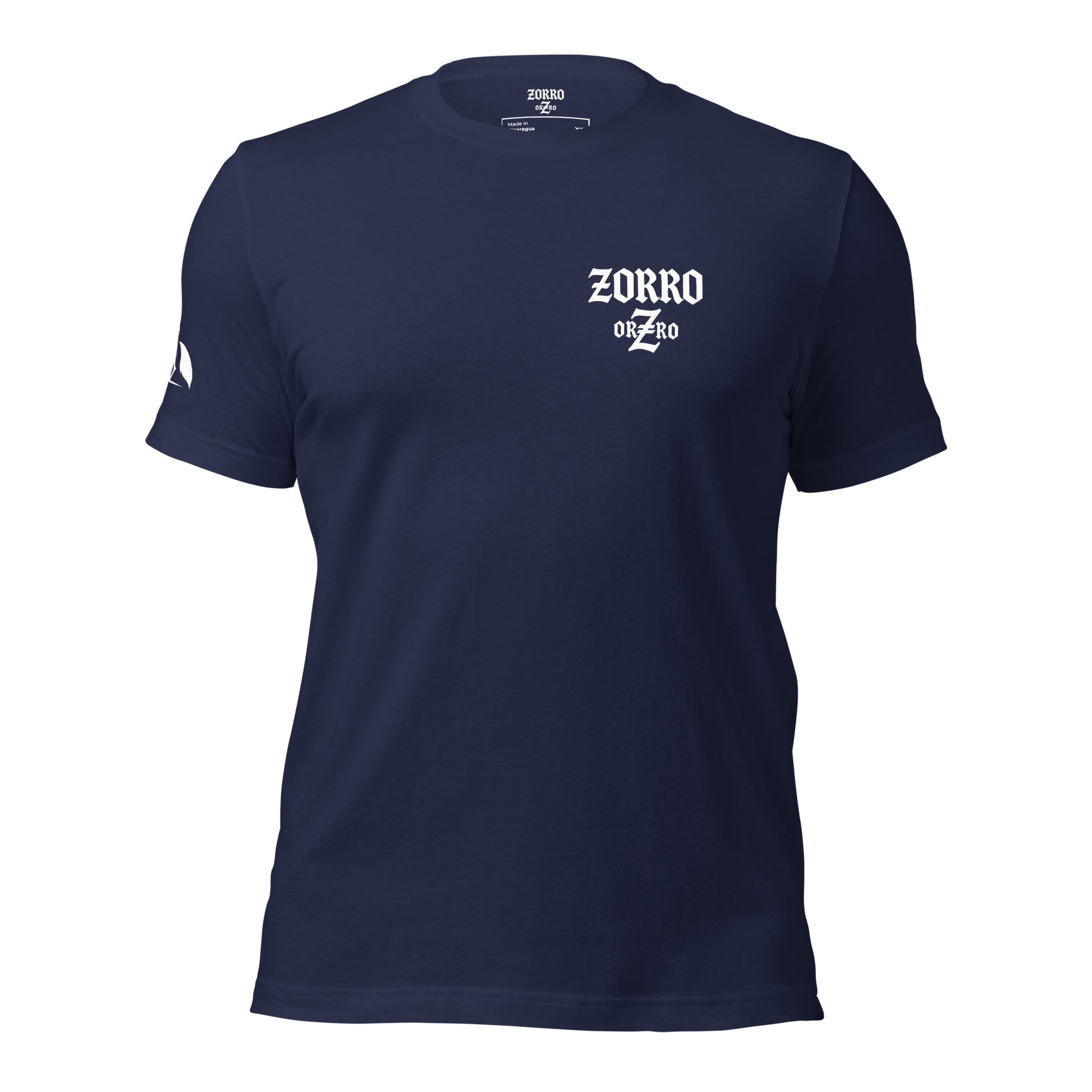 Camiseta de manga corta Zorro, colores oscuros