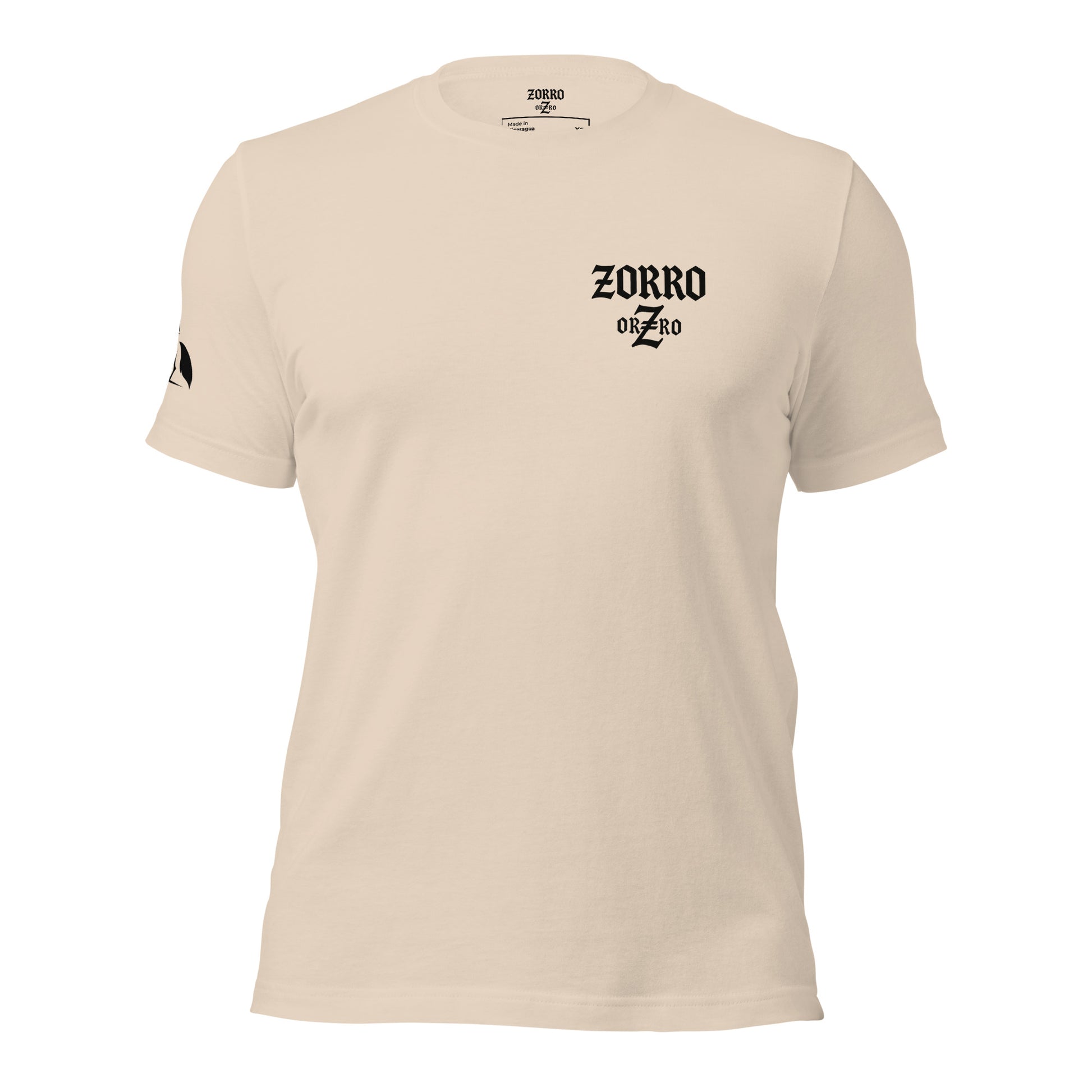 Camiseta de manga corta Zorro, colores claros