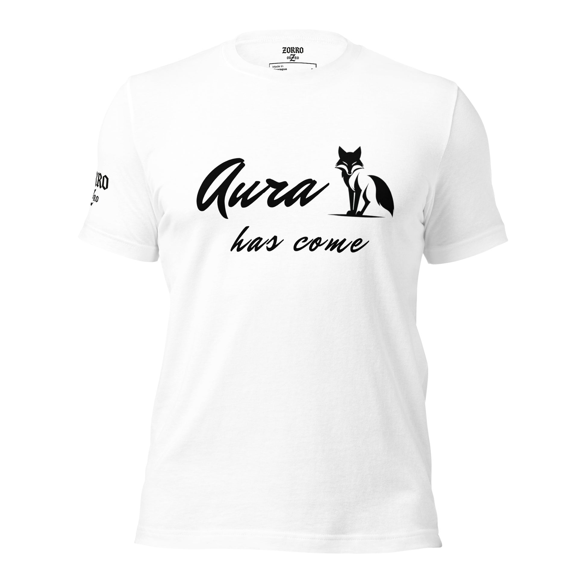 Camiseta "Aura has come", colores claros
