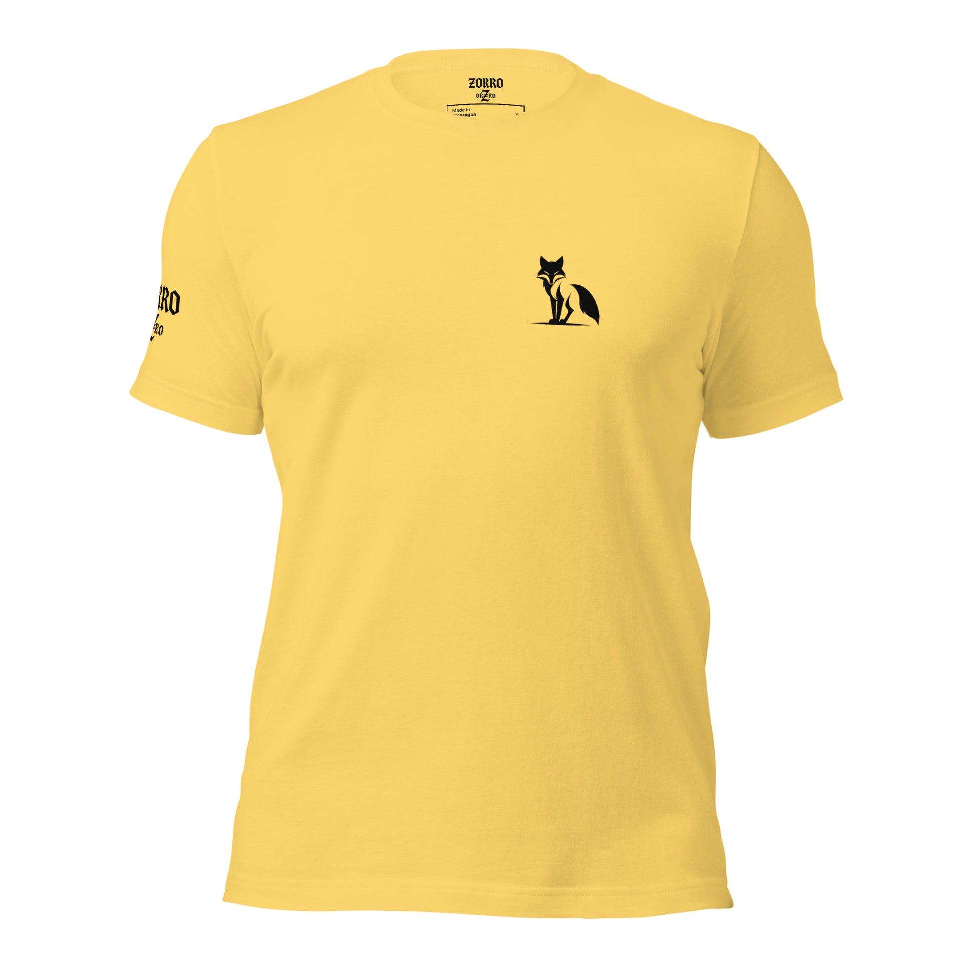 Camiseta Zorro de manga corta, colores claros