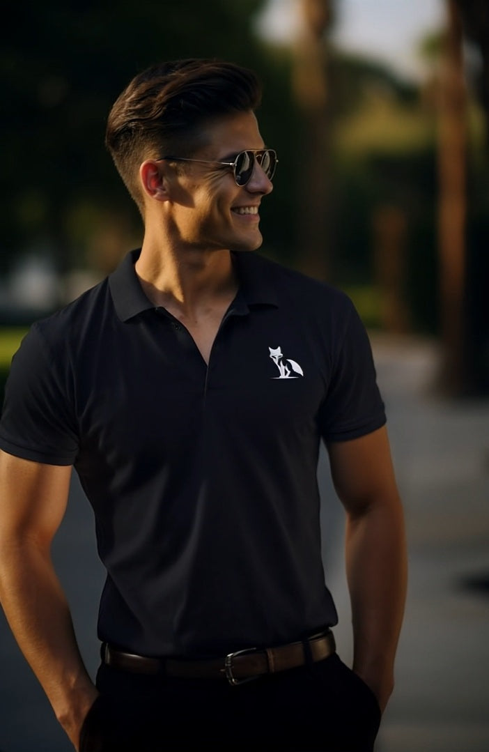 Polo premium Zorro, colores oscuros