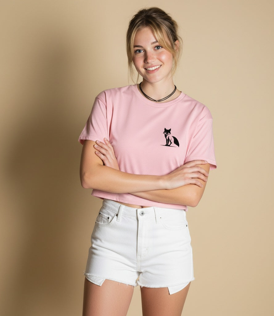 Crop top para mujer, colores claros