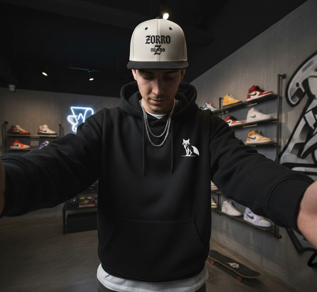 Gorra snapback Zorro, colores claros