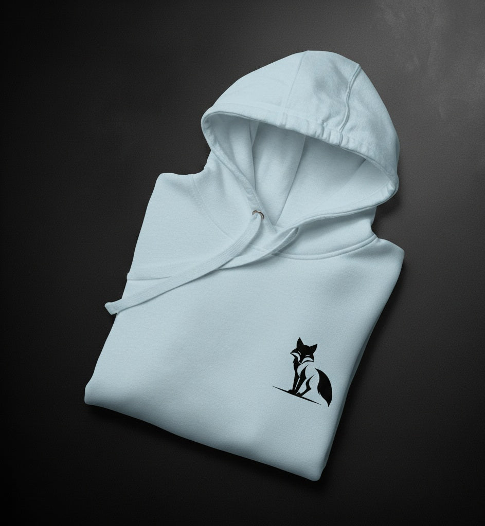 Sudadera premium Zorro con capucha, para ellas, colores claros