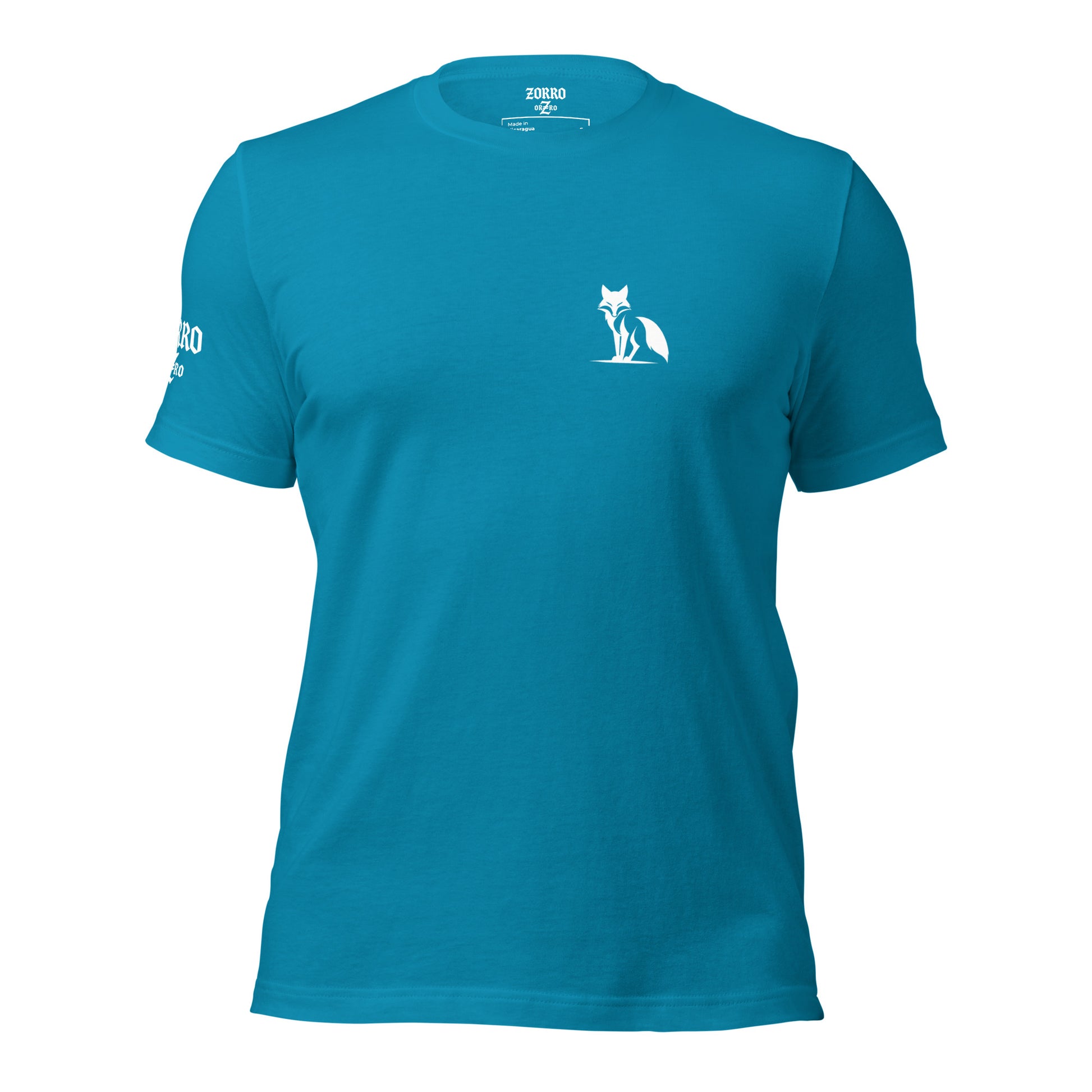 Camiseta Zorro de manga corta, colores oscuros