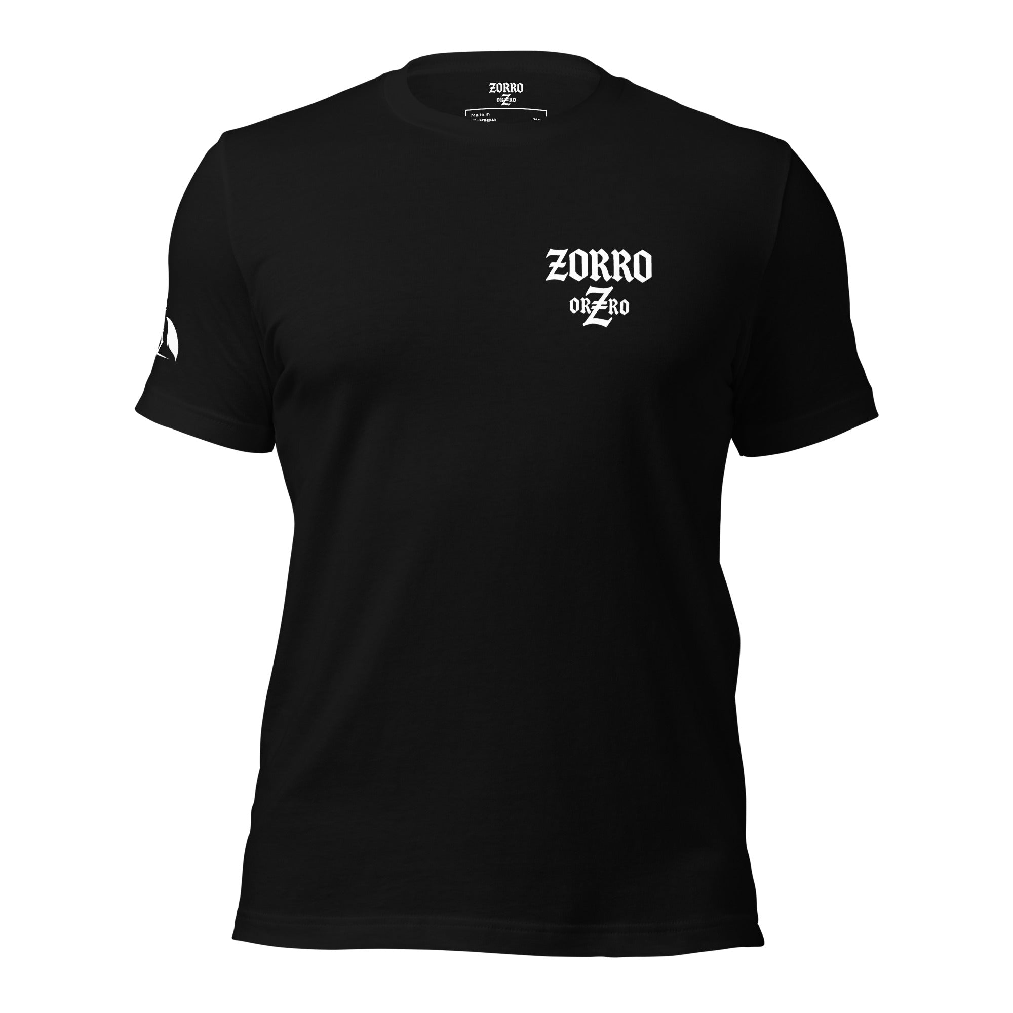 Camiseta de manga corta Zorro, colores oscuros