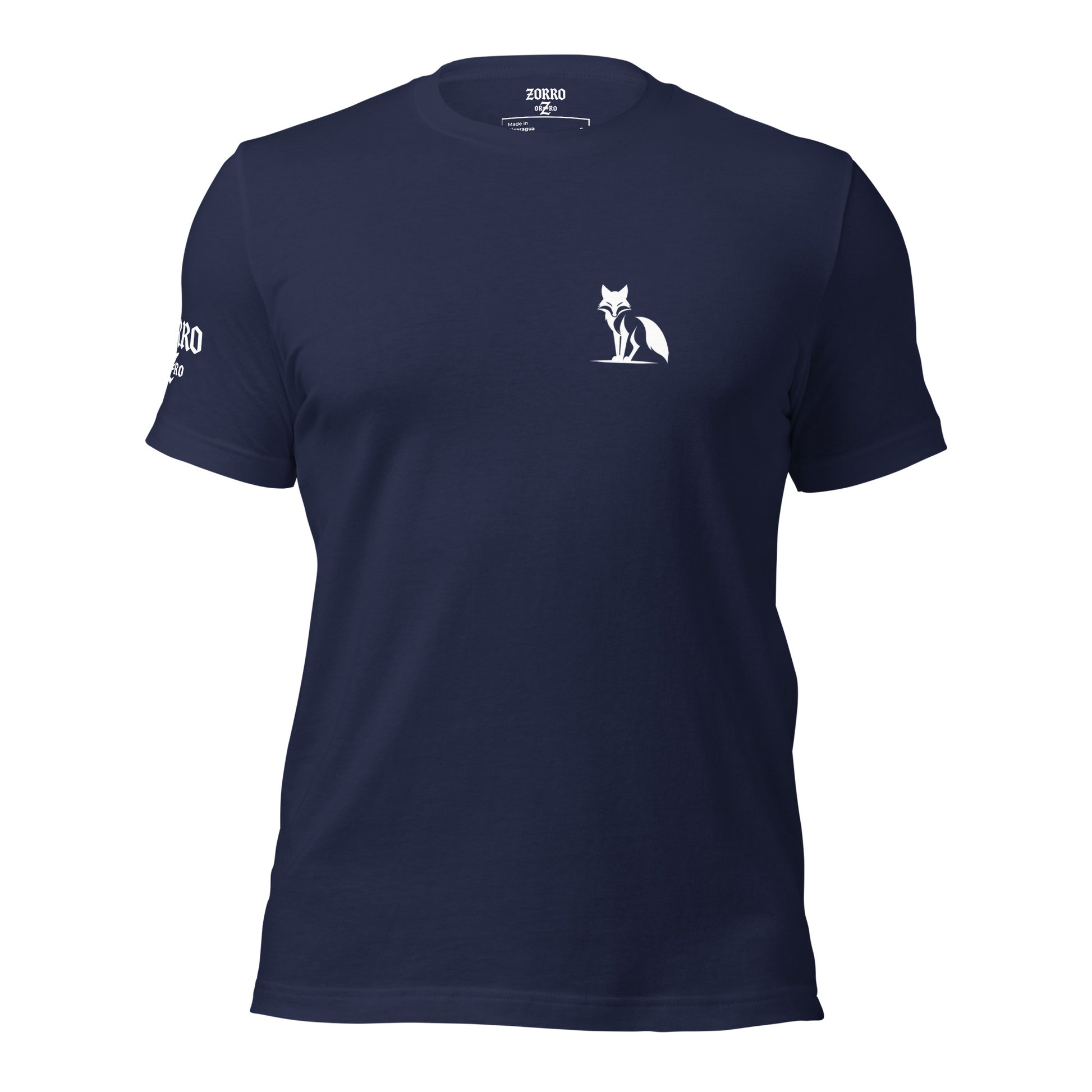 Camiseta Zorro de manga corta, colores oscuros