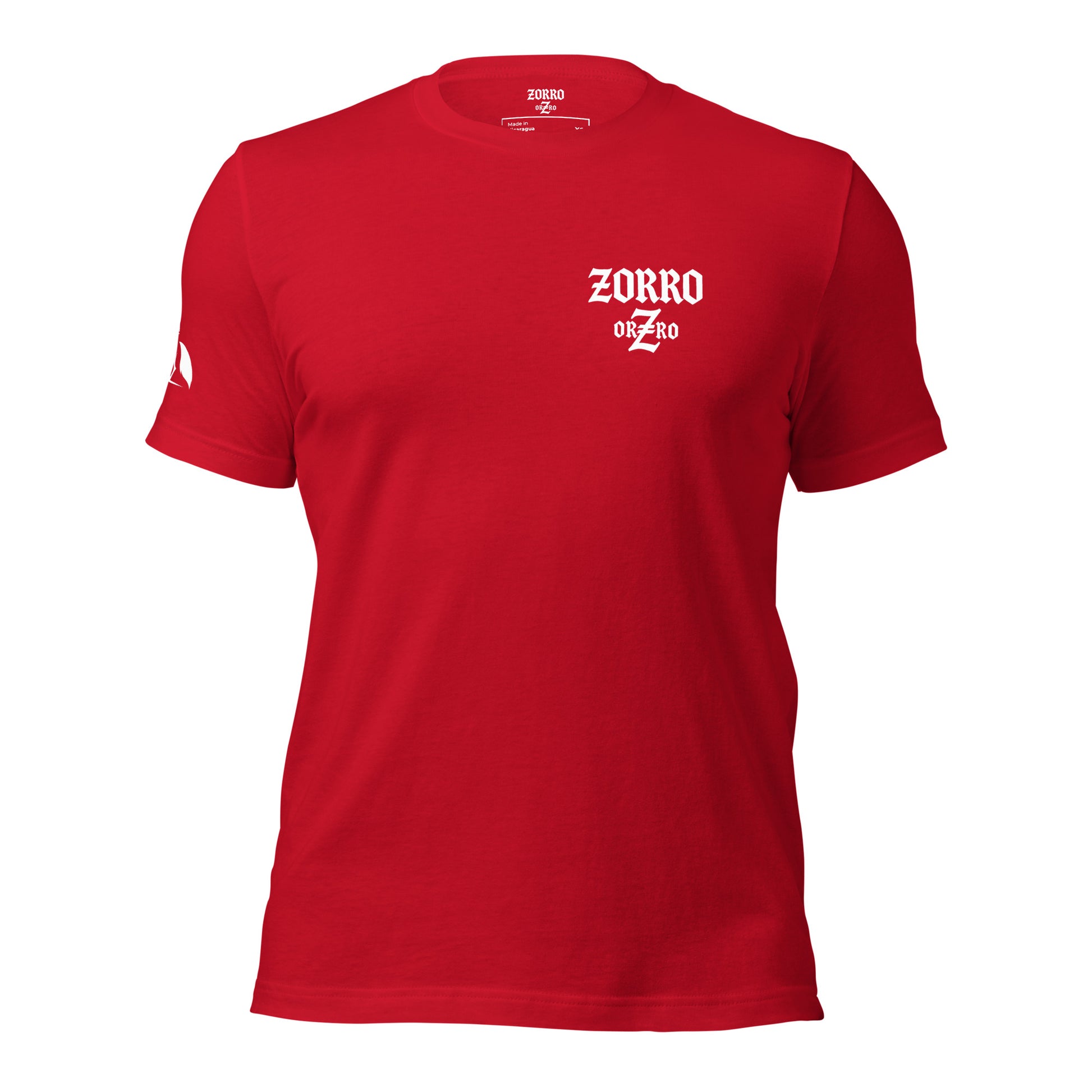 Camiseta de manga corta Zorro, colores oscuros