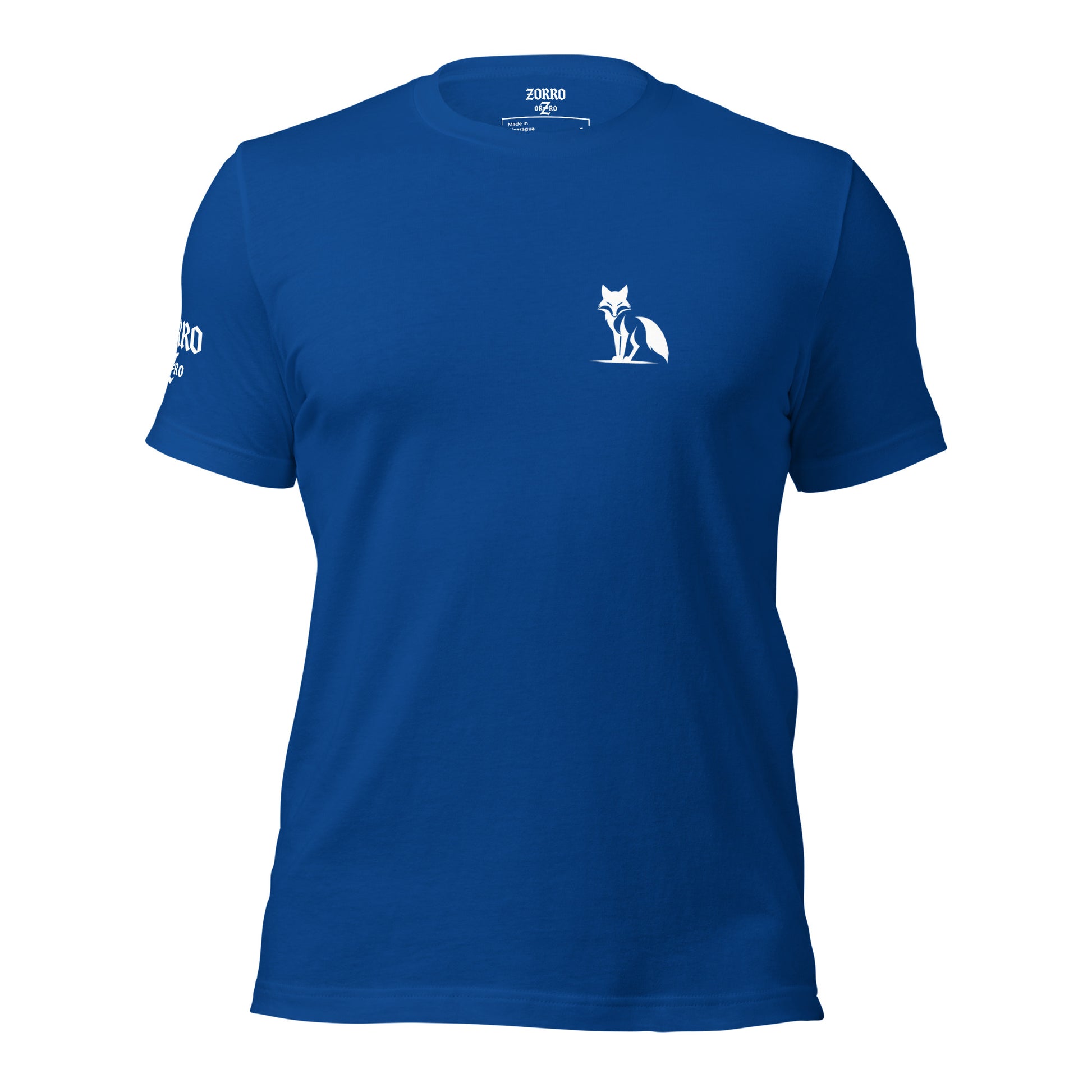 Camiseta Zorro de manga corta, colores oscuros