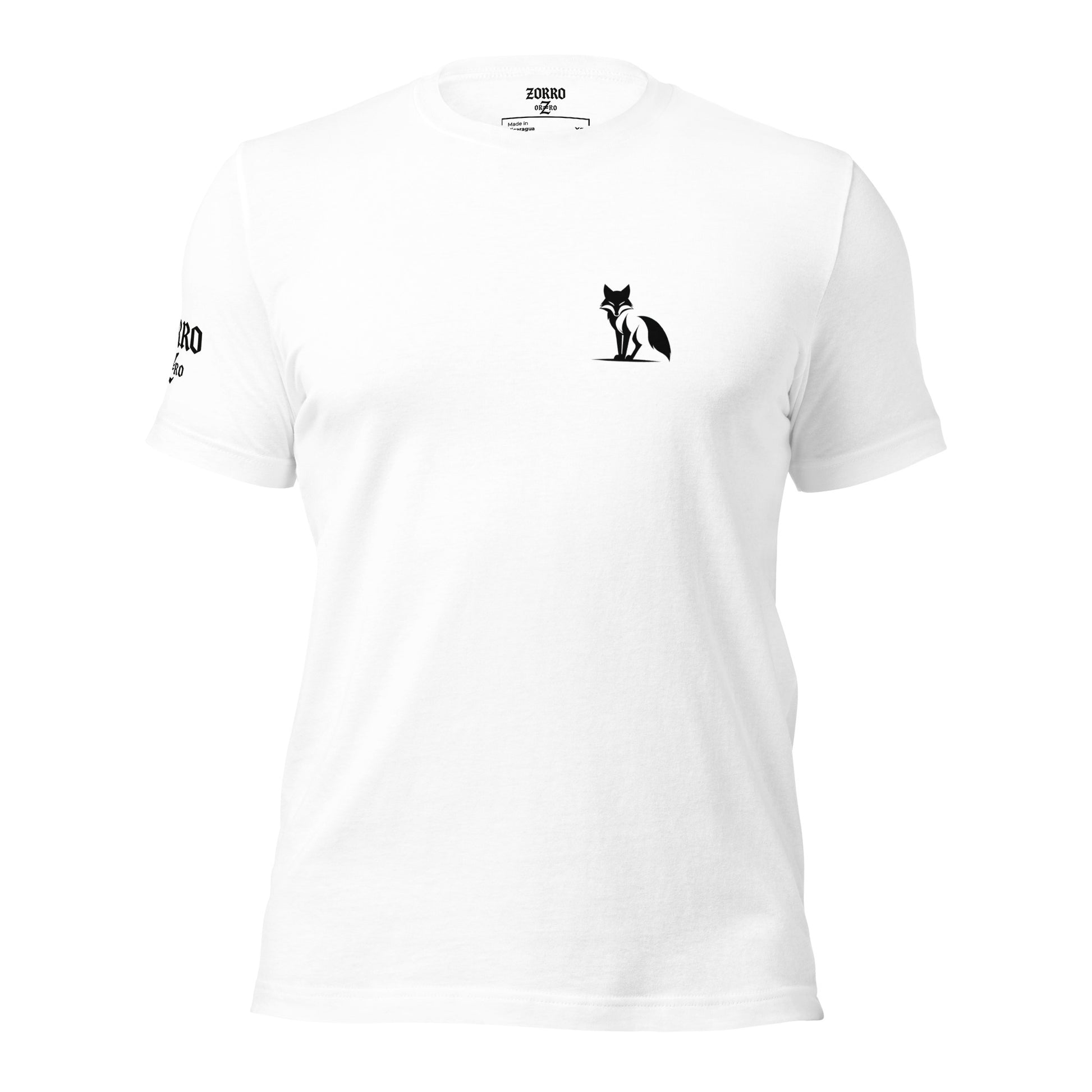 Camiseta Zorro de manga corta, colores claros